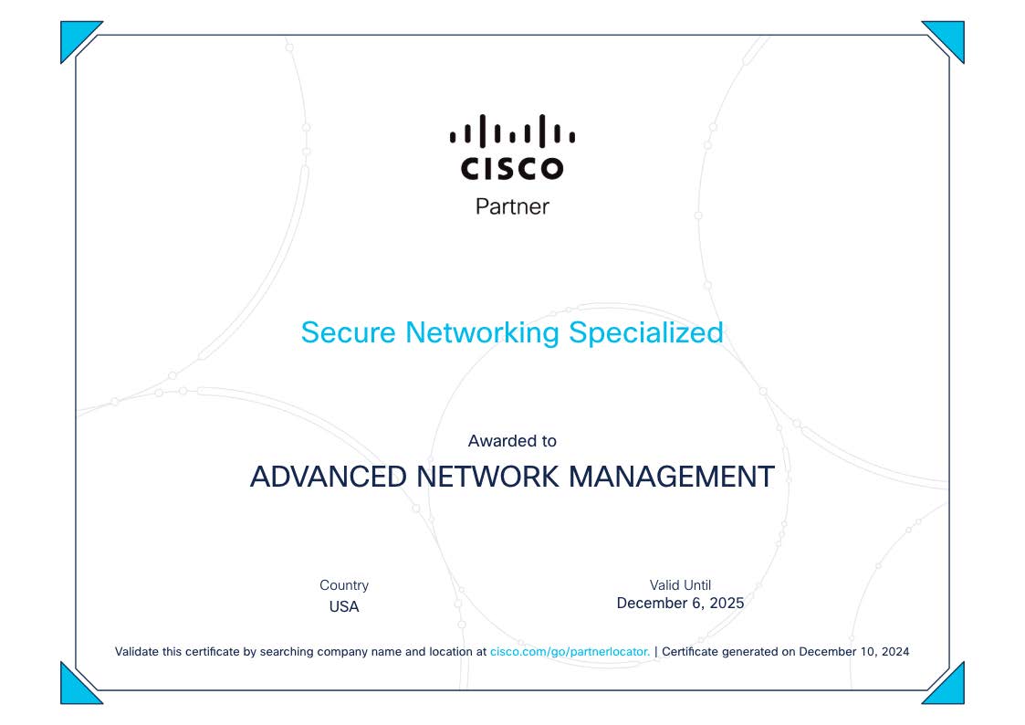 Secure Networking Specialized